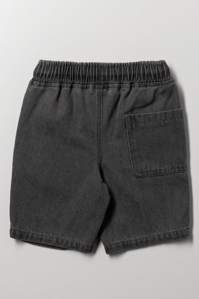 Spider-Man Denim Shorts Grey (3)