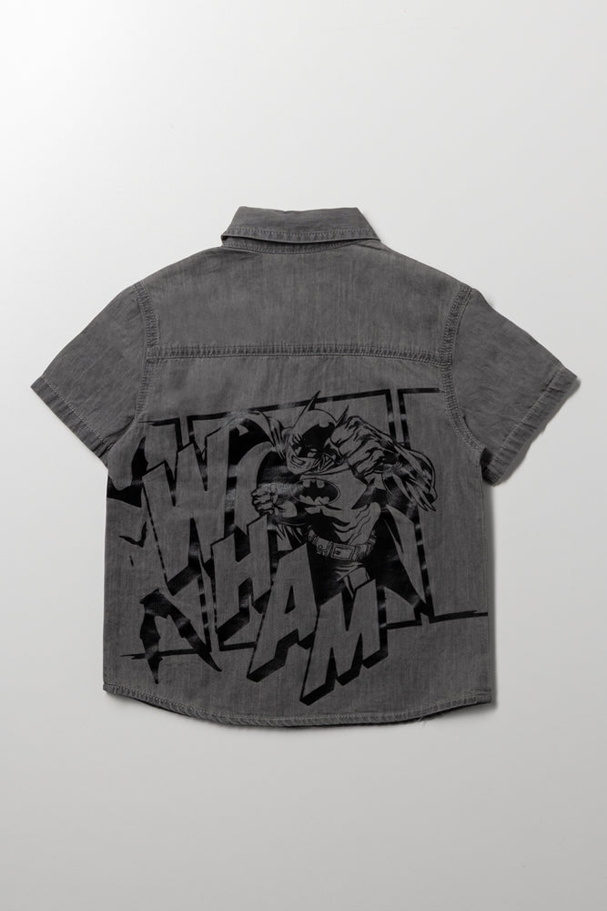 Batman Denim Shirt Grey (2)