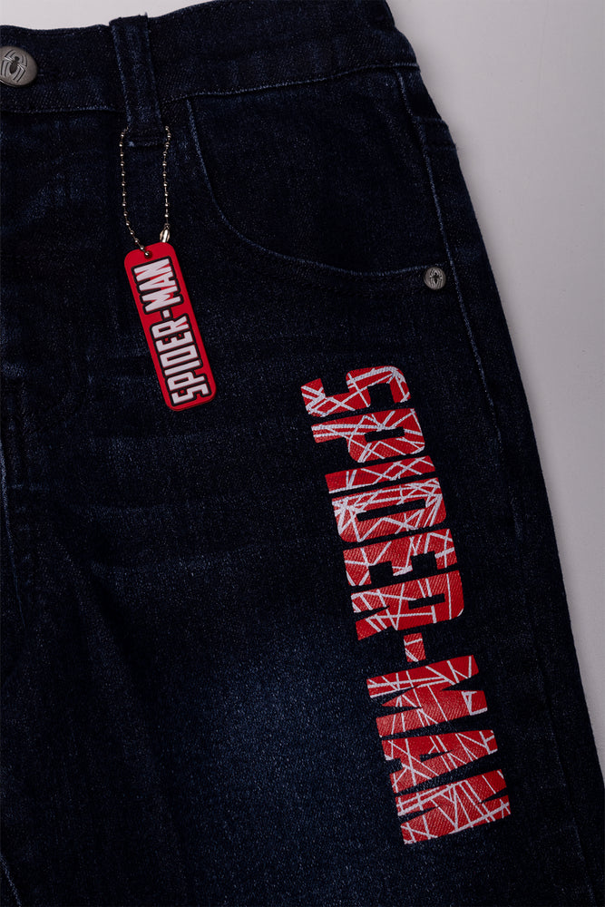 Spider-Man Skinny Denim Jeans Blue