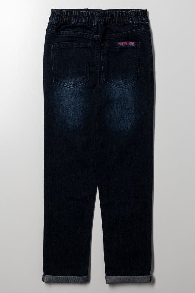 Spider-Man Skinny Denim Jeans Blue (2)