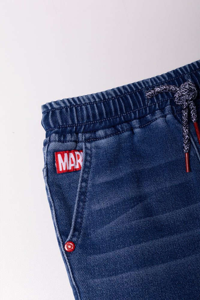 Spider-Man Denim Joggers Blue