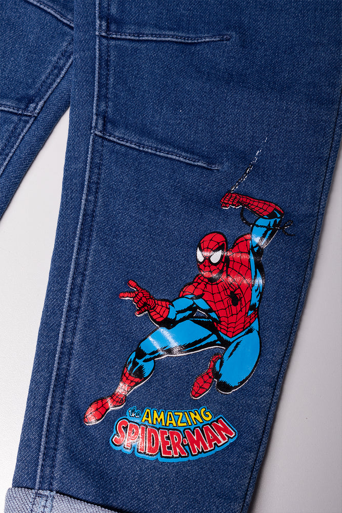 Spider-Man Denim Joggers Blue (2)