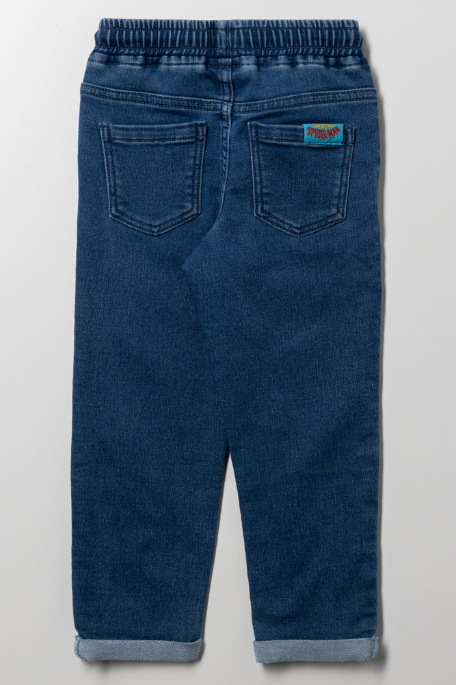Spider-Man Denim Joggers Blue (3)