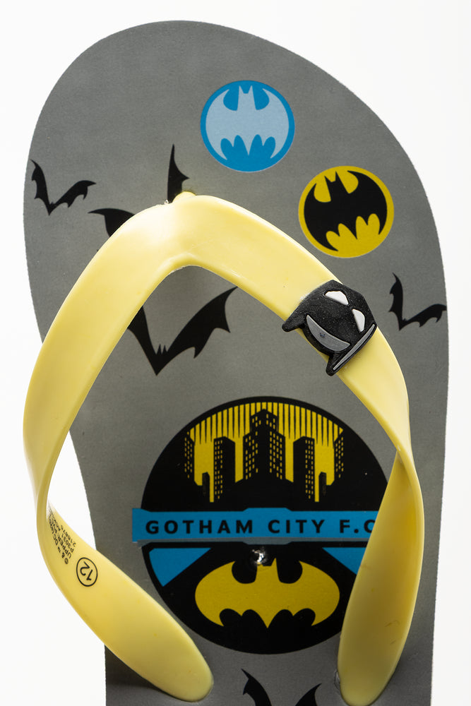 Batman Flip Flops Yellow And Grey (4)