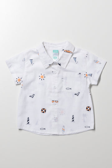 Short Sleeve Shirt White
