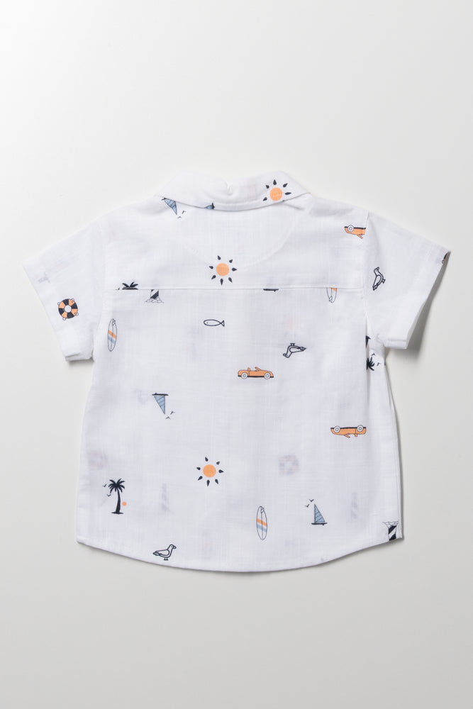 Short Sleeve Shirt White (2)