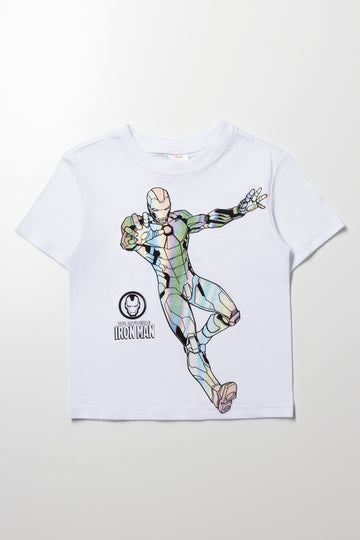 Avengers Short Sleeve T-Shirt White