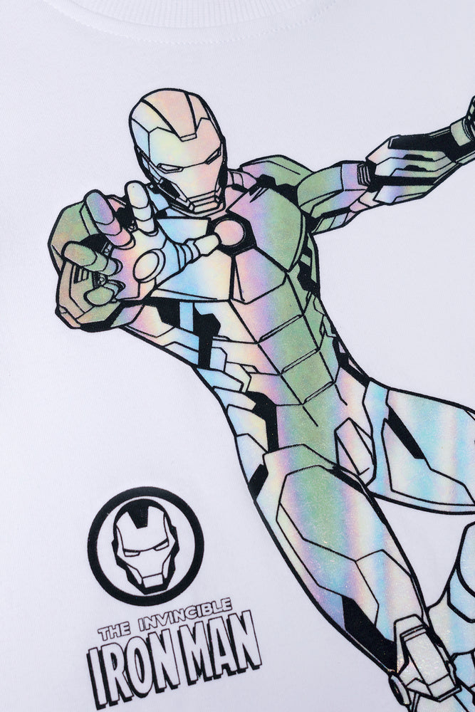 Avengers Short Sleeve T-Shirt White