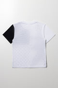 Avengers Colourblock Short Sleeve T-Shirt Black And White (2)