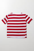 Paw Patrol Stripe Short Sleeve T-Shirt Red (2)