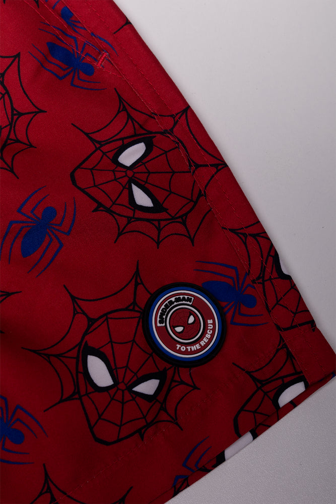 Spiderman Swimshorts Red