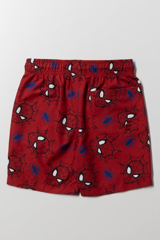 Spiderman Swimshorts Red (3)