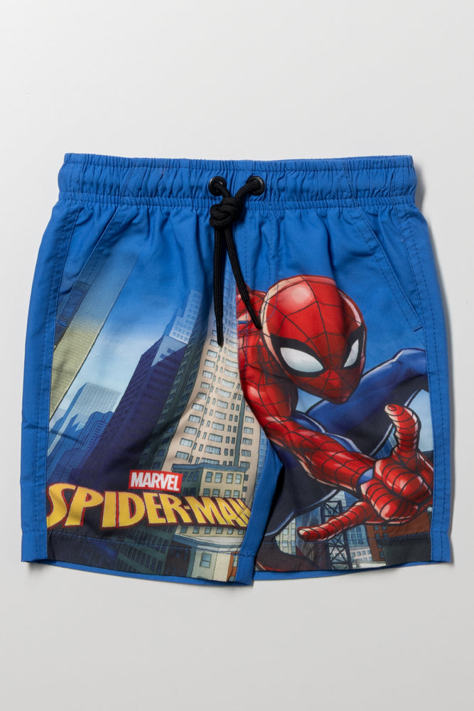 Spider-Man Swim Shorts Blue