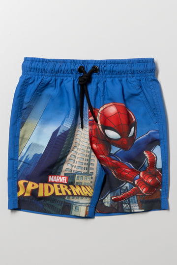 Spider-Man Swim Shorts Blue