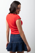 2 Pack Tops White & Red (2)