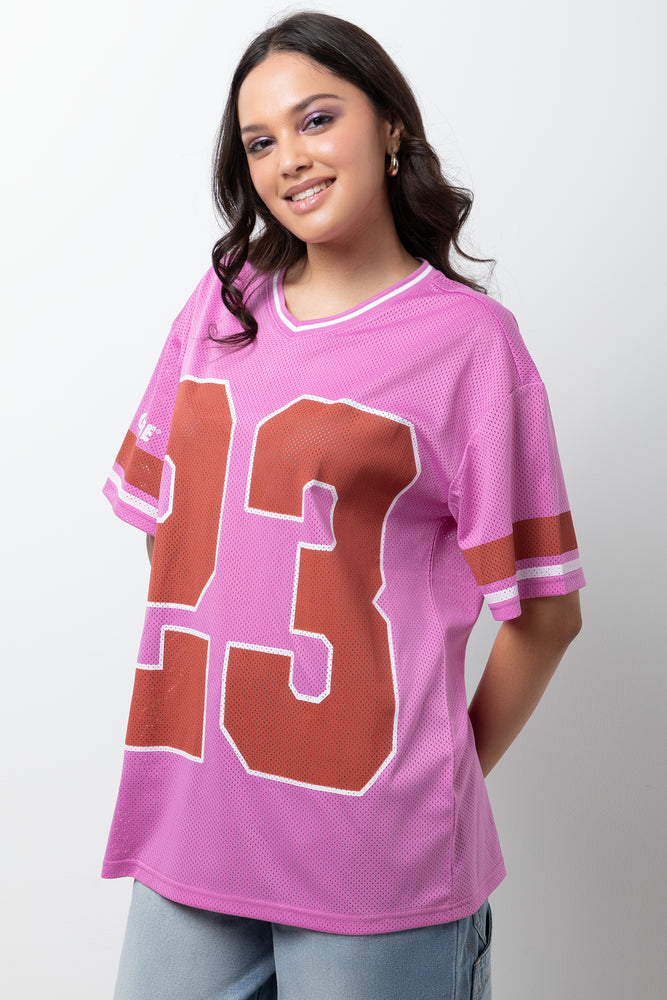 Mesh Sport T-Shirt Lilac