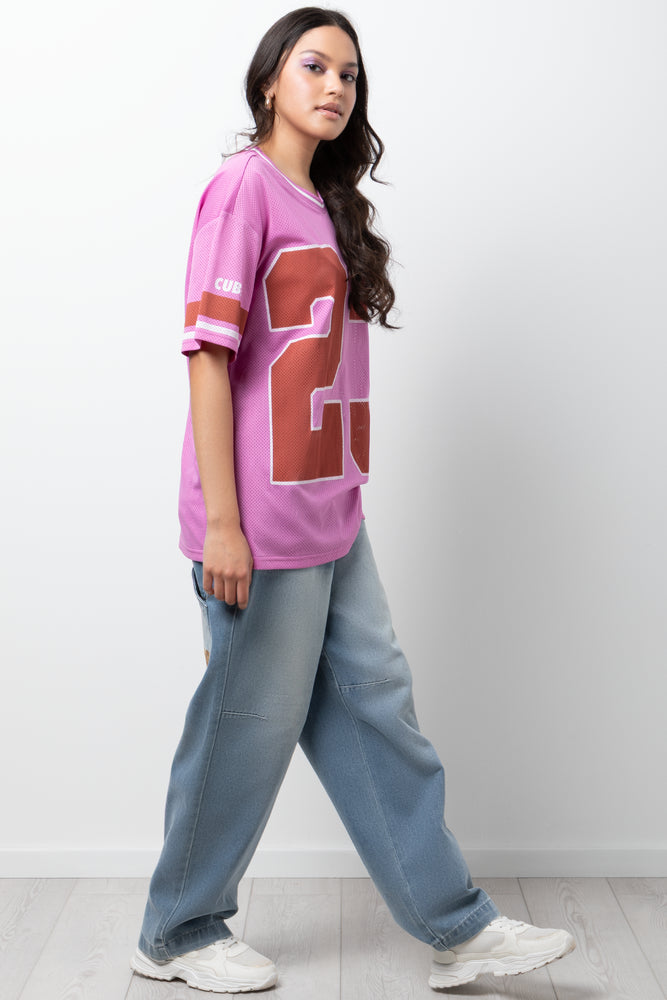 Mesh Sport T-Shirt Lilac