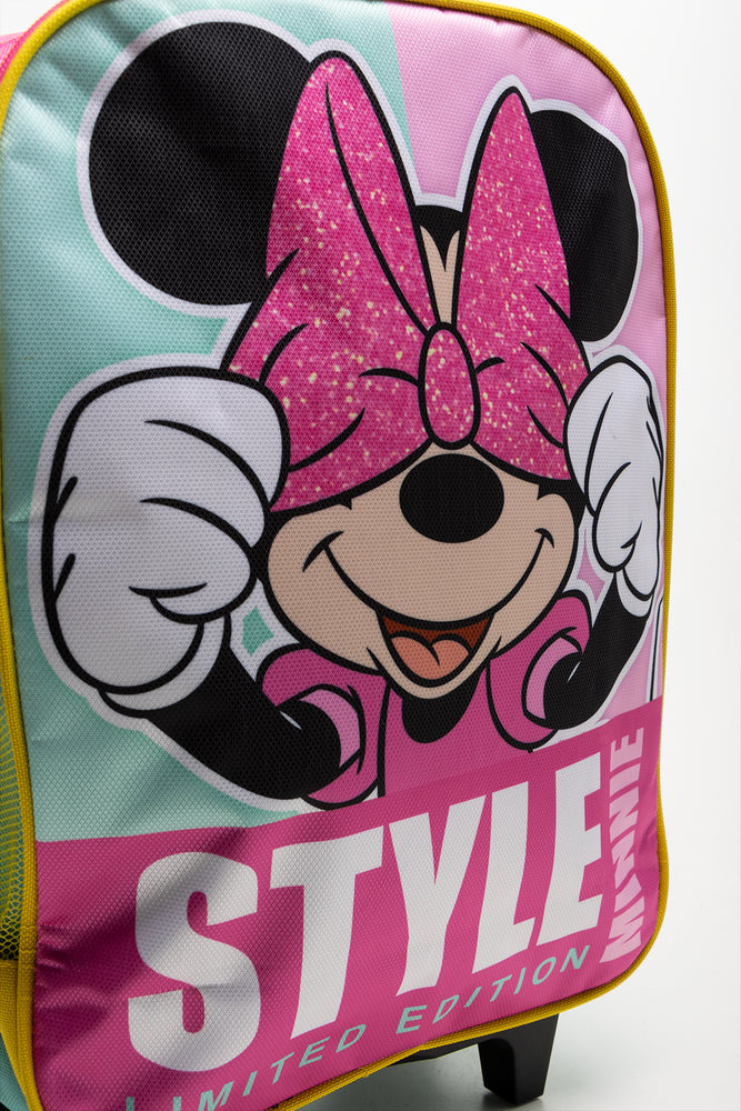 Minnie Mouse Trolly Bag Pink (3)