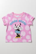 Minnie Mouse Short Sleeve T-Shirt Pink
