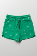 Fleece Shorts Green