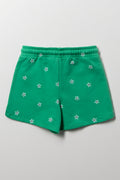 Fleece Shorts Green (2)