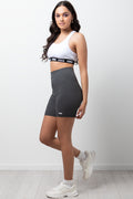 Crop Elasticated Vest White (1)
