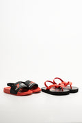 2 Pack Sandals Red