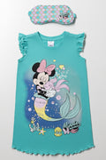 Minnie Mouse Sleepshirt With Mask Blue