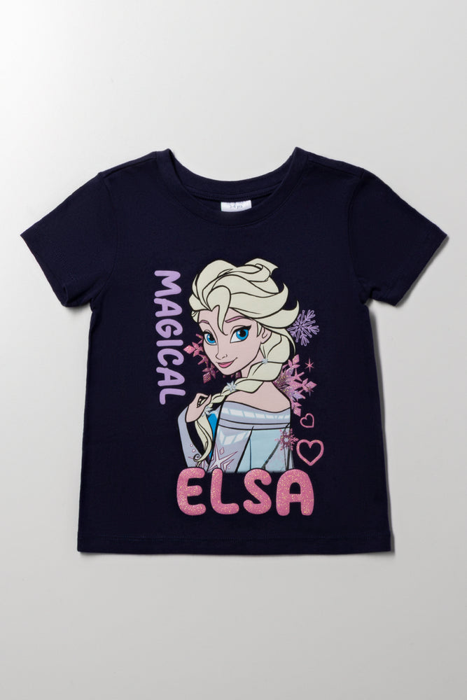 Frozen Short Sleeve T-Shirt Navy