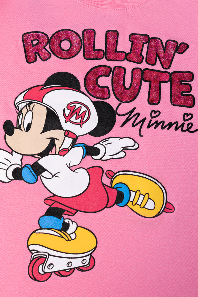 Minnie Mouse Short Sleeve T-Shirt Pink