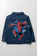 Spider-Man Denim Jacket Blue (2)