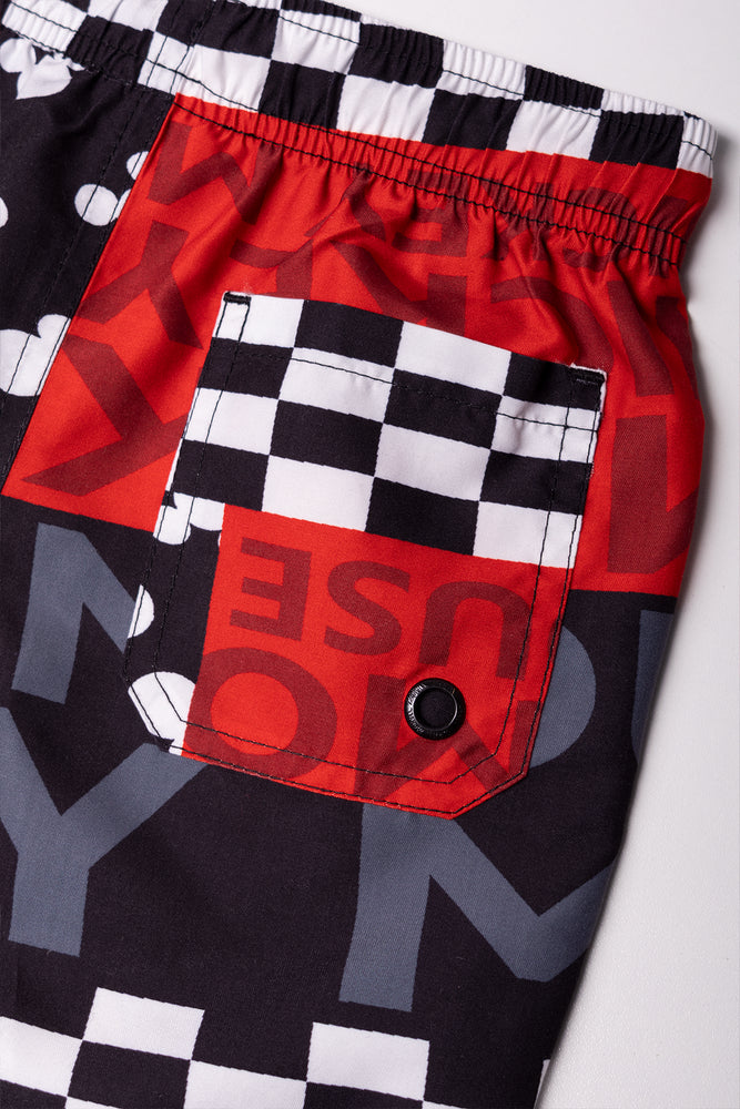 Mickey Mouse Swim Shorts Black (2)