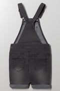 Avengers Short Denim Dungaree Dark Grey (3)
