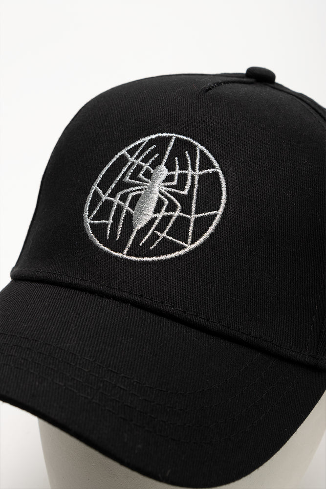 Spider-Man Peak Cap Black (2)