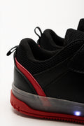 Light Up Sneakers Black And Red (3)