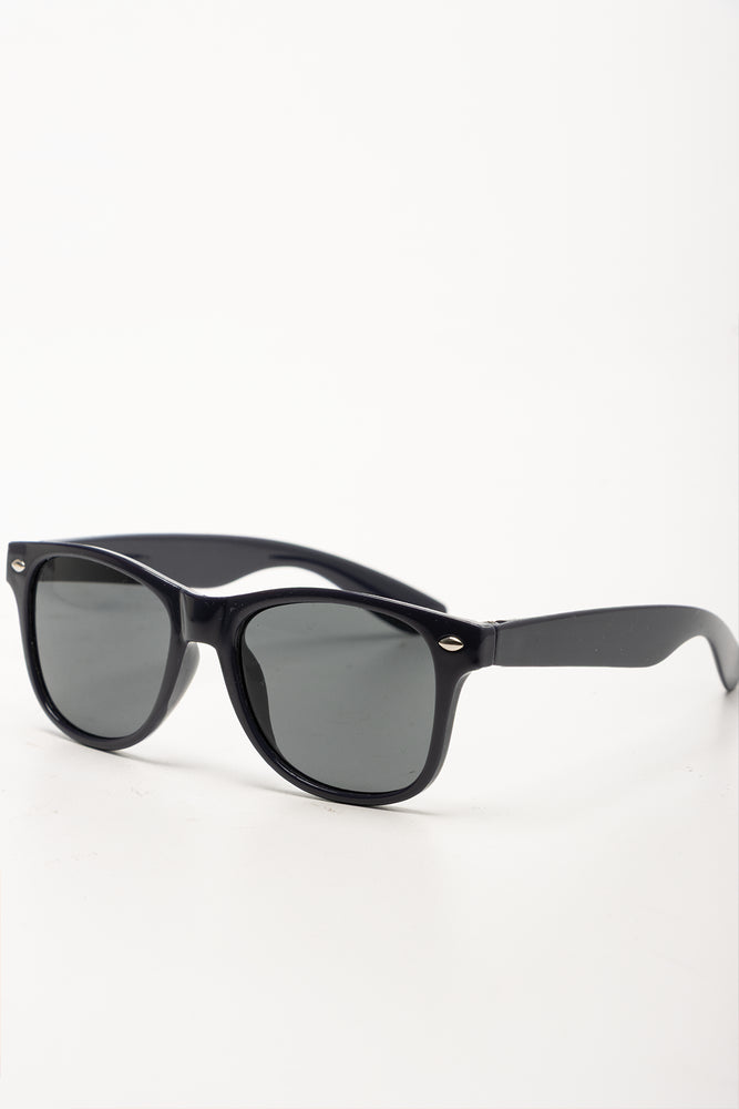 Palm Tree Peak Cap And Suglasses Set Navy (2)