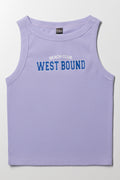 Rib Vest Purple