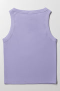 Rib Vest Purple (2)