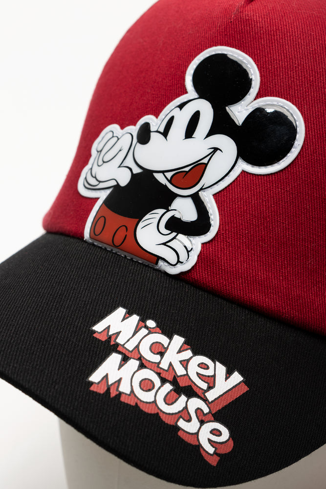 Mickey Mouse Cap And Sunglasses Set Red