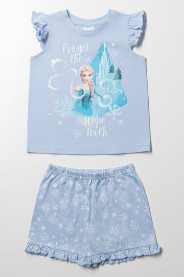 Frozen Pyjama Set Blue