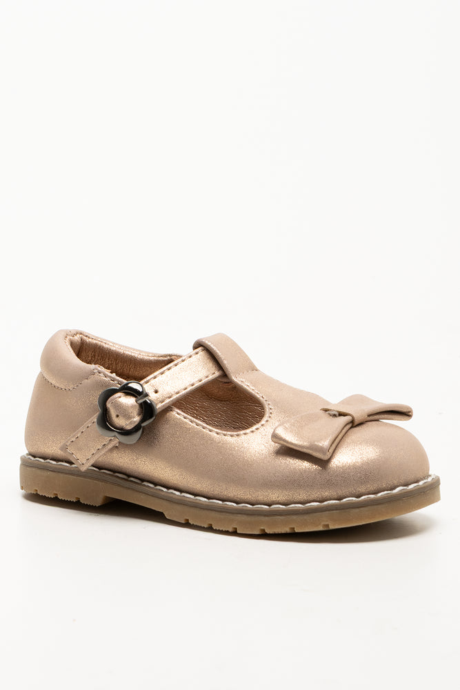 Bow Shoes Rose Gold