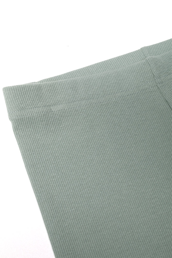 Rib Cycle Shorts Green