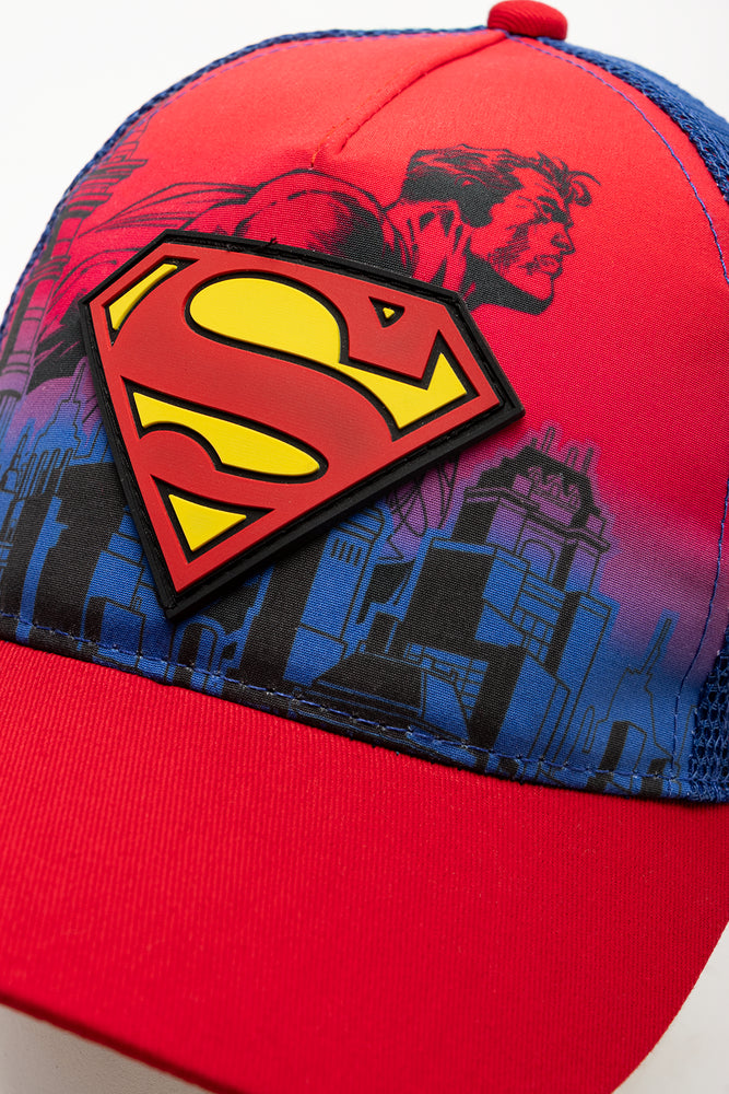Superman Peak Cap Red (2)