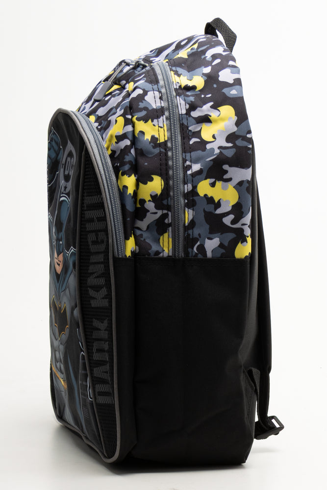 Batman Double Zip Backpack Black (1)