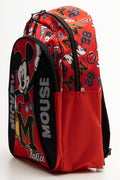 Mickey Mouse Double Zip Backpack Red (1)