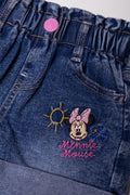 Minnie Mouse Denim Shorts Blue (1)
