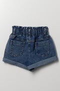 Minnie Mouse Denim Shorts Blue (2)