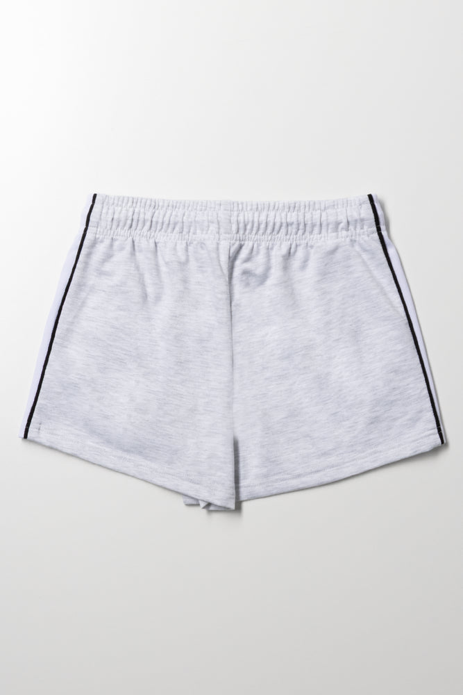 Fleece Shorts Grey (2)