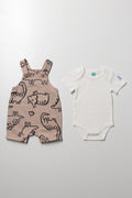 Dino Dungaree Natural (2)