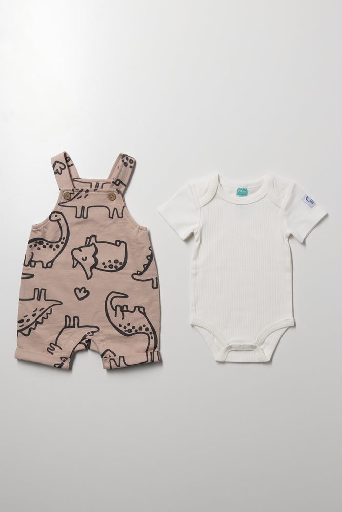 Dino Dungaree Natural (2)
